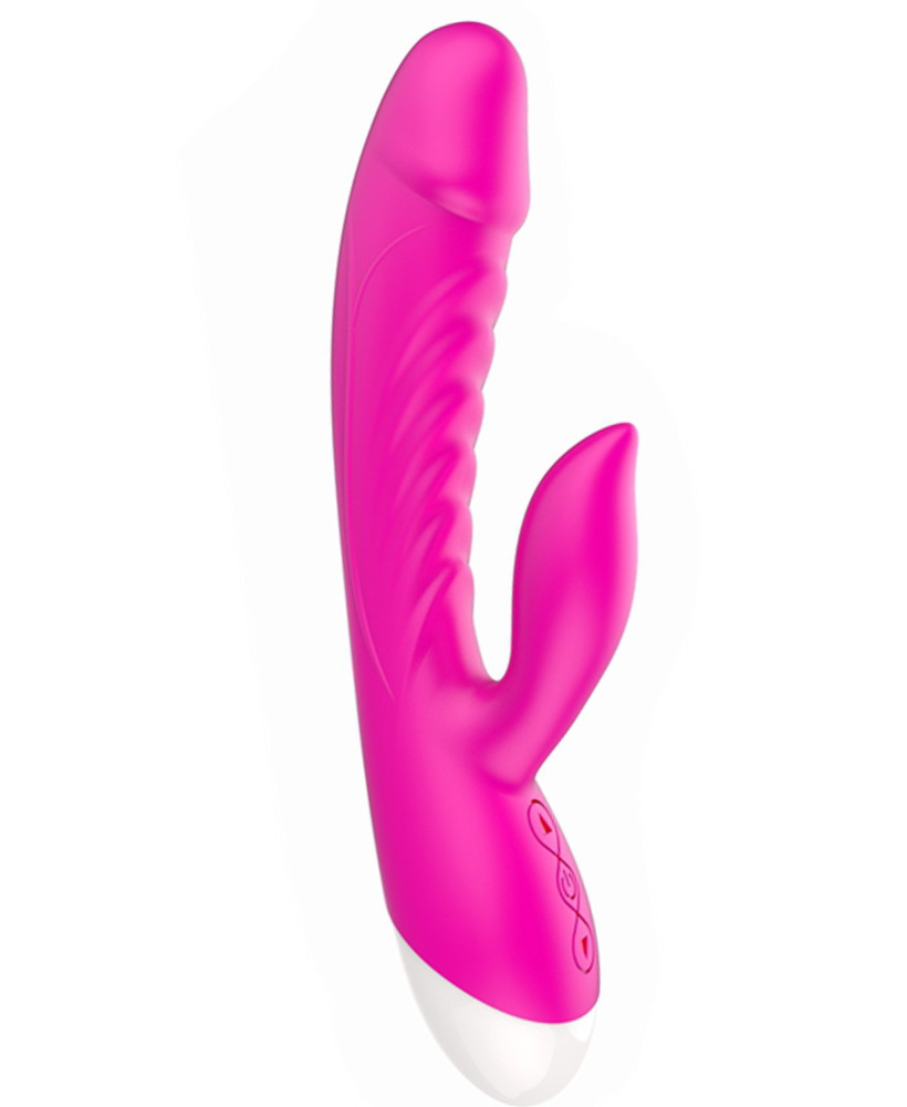 Vibromasseur rabbit rose 10 programmes USB 